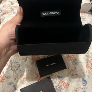 Dolce & Gabbana Black Sunglasses Holder